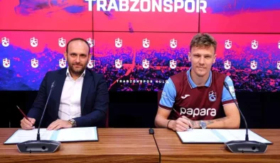 Trabzonspor, Serdar Saatçı için imza töreni düzenledi